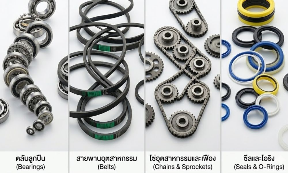 จำหน่ายอะไหล่เครื่องจักรอุตสาหกรรม